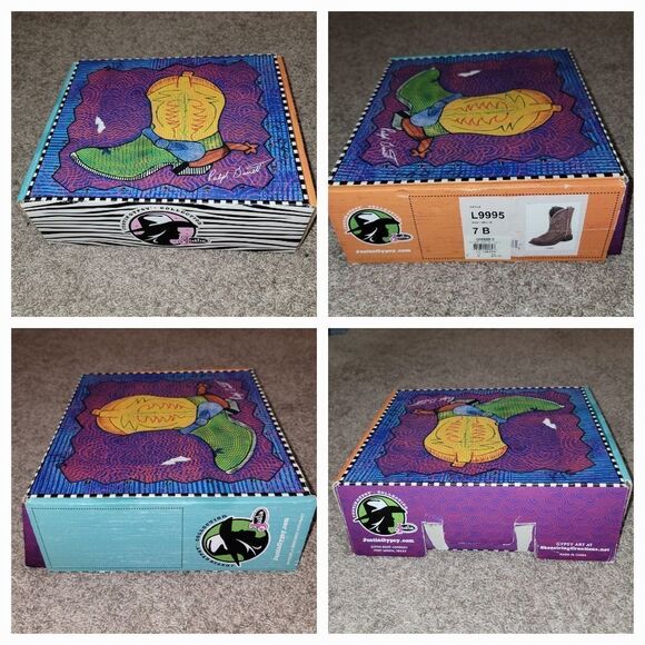 Justin L9995 Ladies Gypsy Boot • Café Brown • Round Toe • Size 7 - Picture 3 of 13